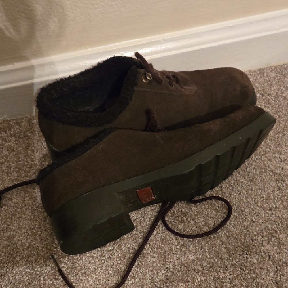 Talbots Men's Dark Brown Suede Boots